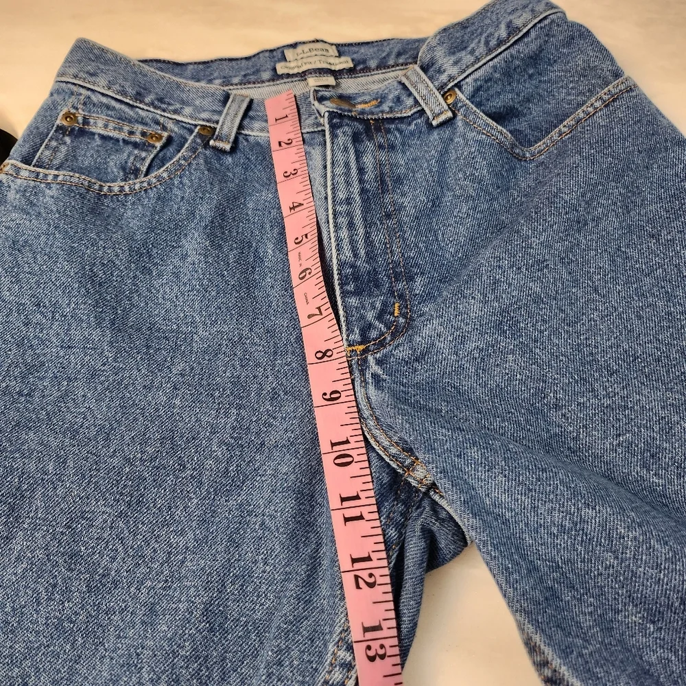 L.L. Bean Denim Jeans Orignal Fit / Traditional Size 6 Tall - Picture 5 of 7